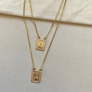 Escapulario 2 em 1 cristo e frase