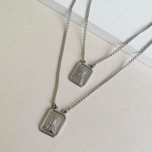 Escapulário SC de Jesus NS Aparecida aço inoxidável