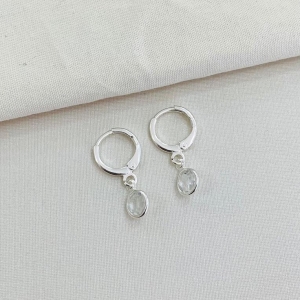 Argolinha zirconia transparente