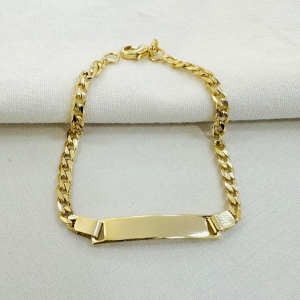Pulseira Infantil grumet placa