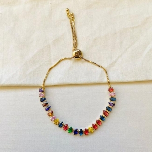 Pulseira riviera navete colors regulavel