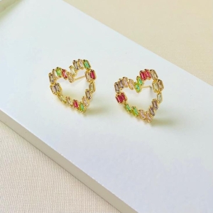 Brinco Coração Sublime Colors