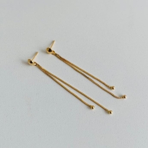 Brinco venezianas com bolinha