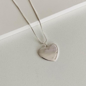 Colar coração amor verdadeiro