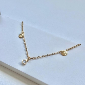 Tornozeleira 3 pingentes Edna