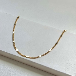 Tornozeleira luxo minimalista