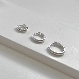 Trio argolinha basica lisa