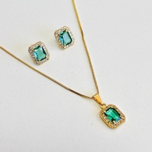 Conjunto luxo verde