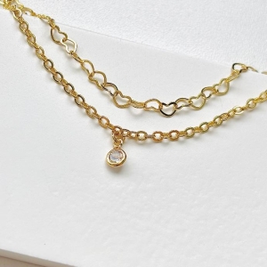Pulseira 2 em 1 com pingente