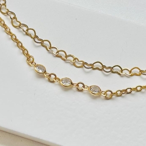 Pulseira corações dupla