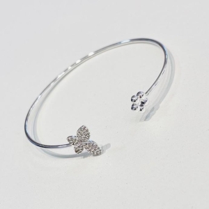 Bracelete borboleta + florzinha