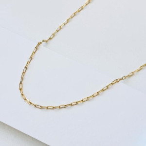 Corrente 70cm cartier fina elo médio 2mm