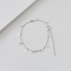 Pulseira circulos e zirconias
