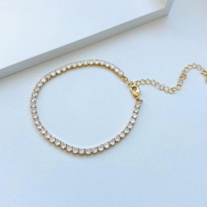 Pulseira riviera quadrada