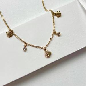 Choker peixinhos e zirconias