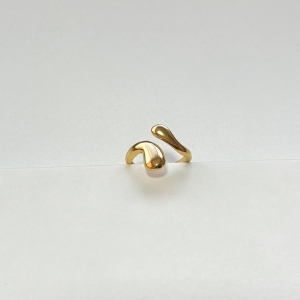 Anel moderno organico