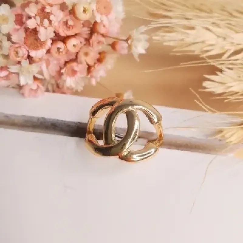 Anel Grande Chanel Liso