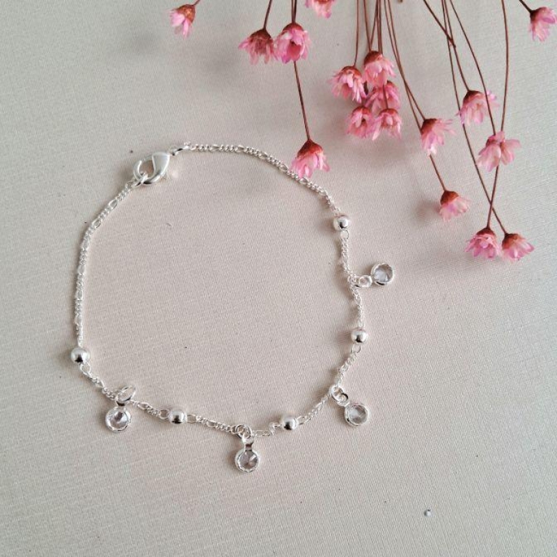 Pulseira bolinha com ponto de luz