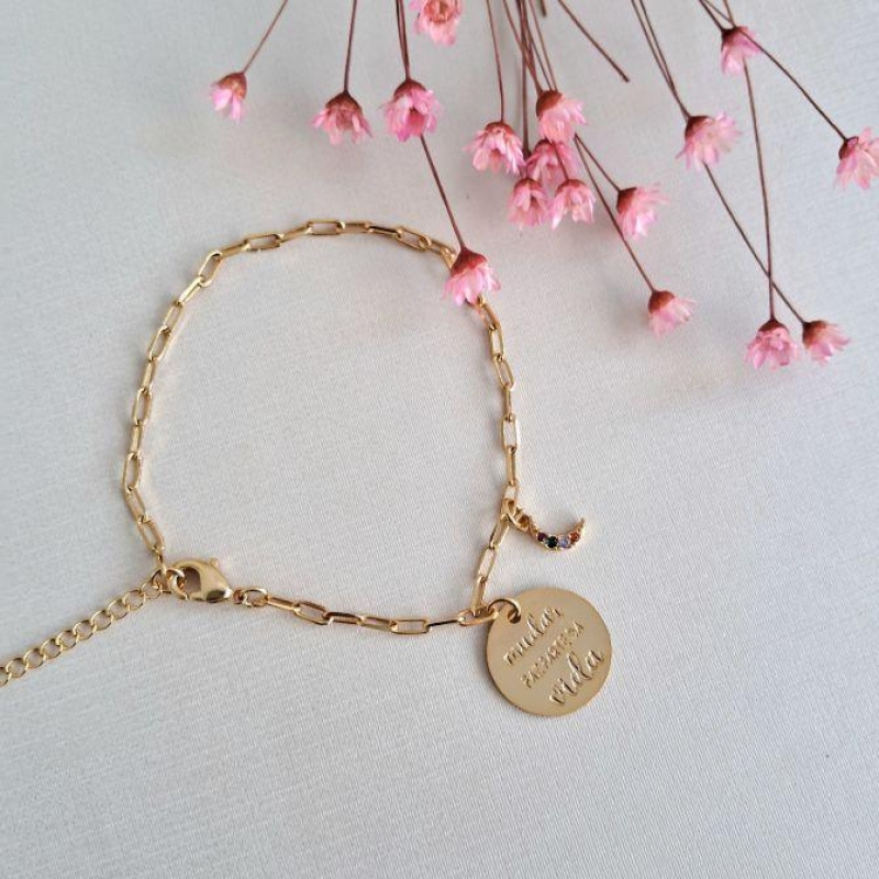 Pulseira medalha 