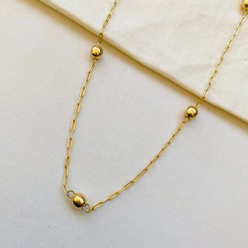 Choker cartier  com bolinhas