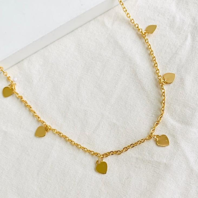 Choker corações