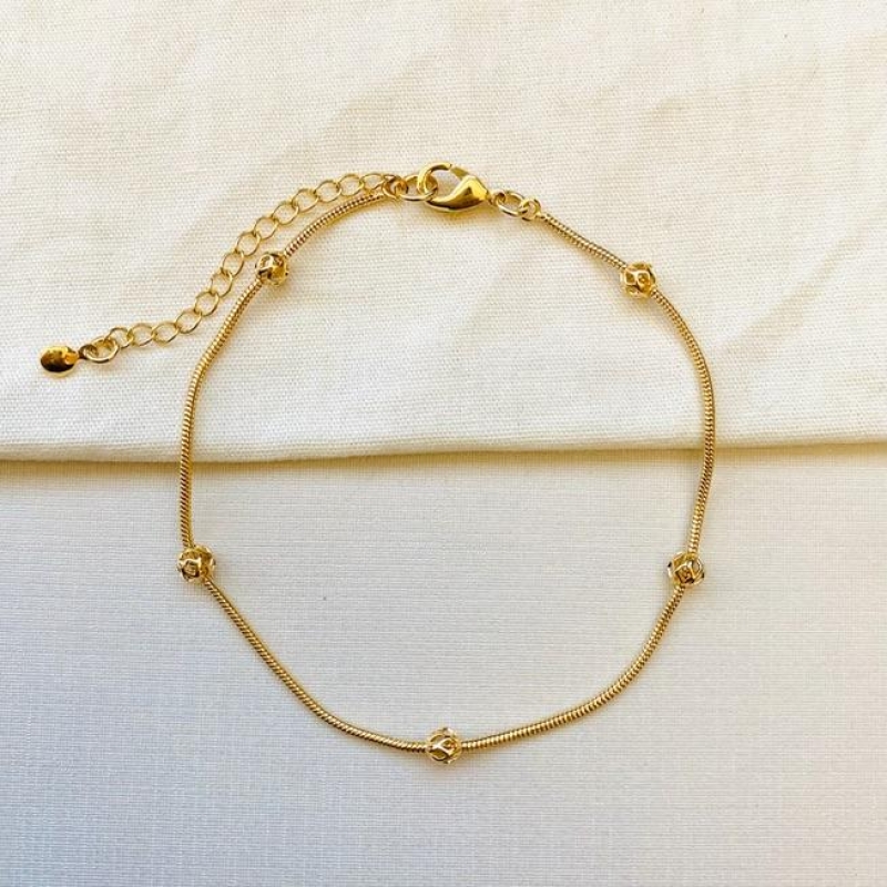 Pulseira bolinhas rabo de rato