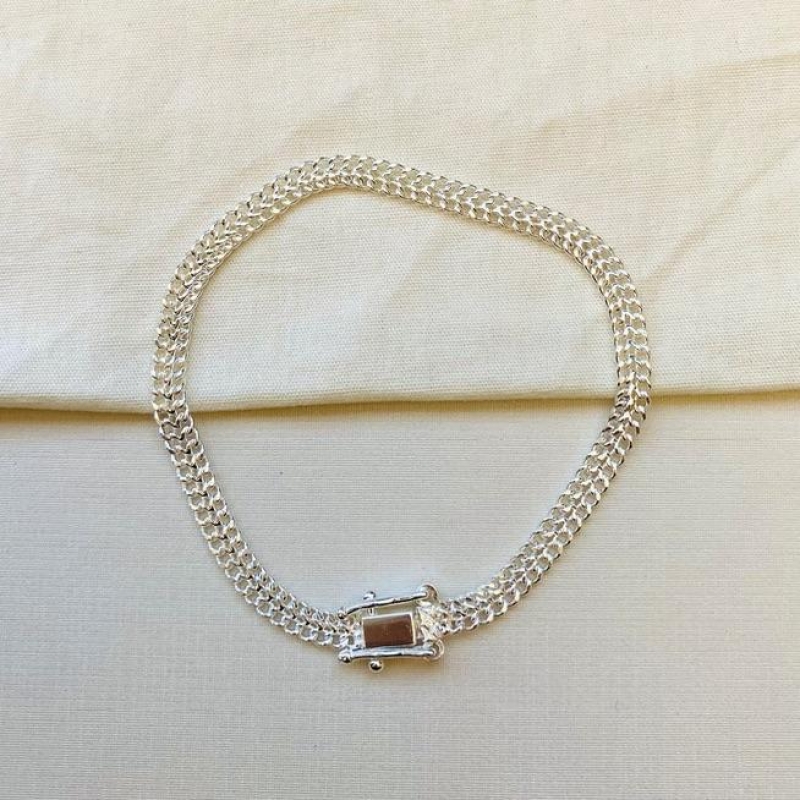 Pulseira lacraia fecho gaveta com 2 travas
