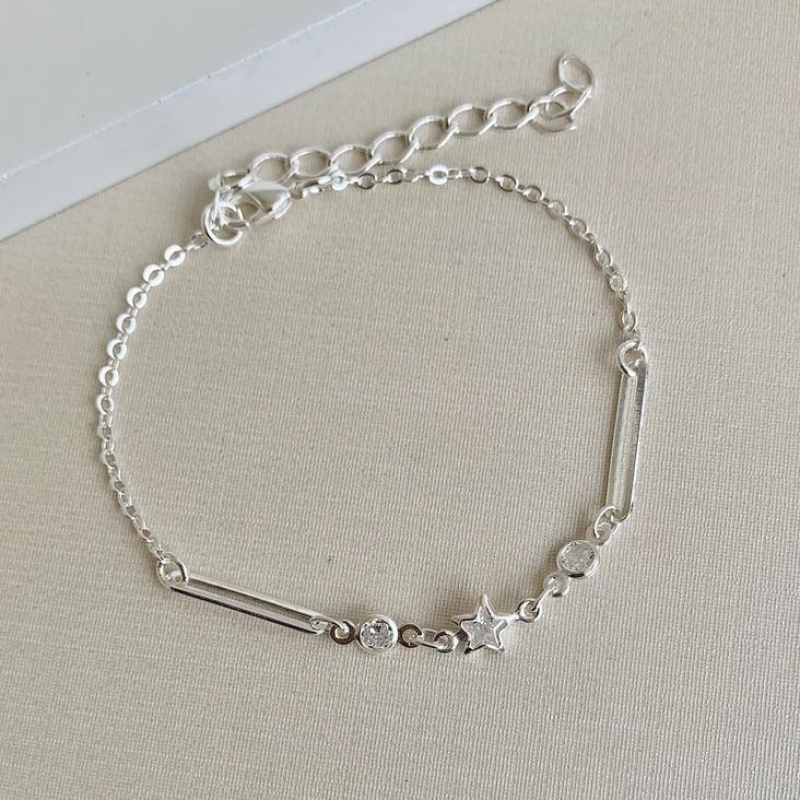 Pulseira ponto de luz e estrela