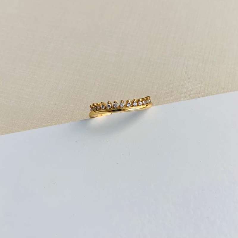 Anel aparador coroa princesa