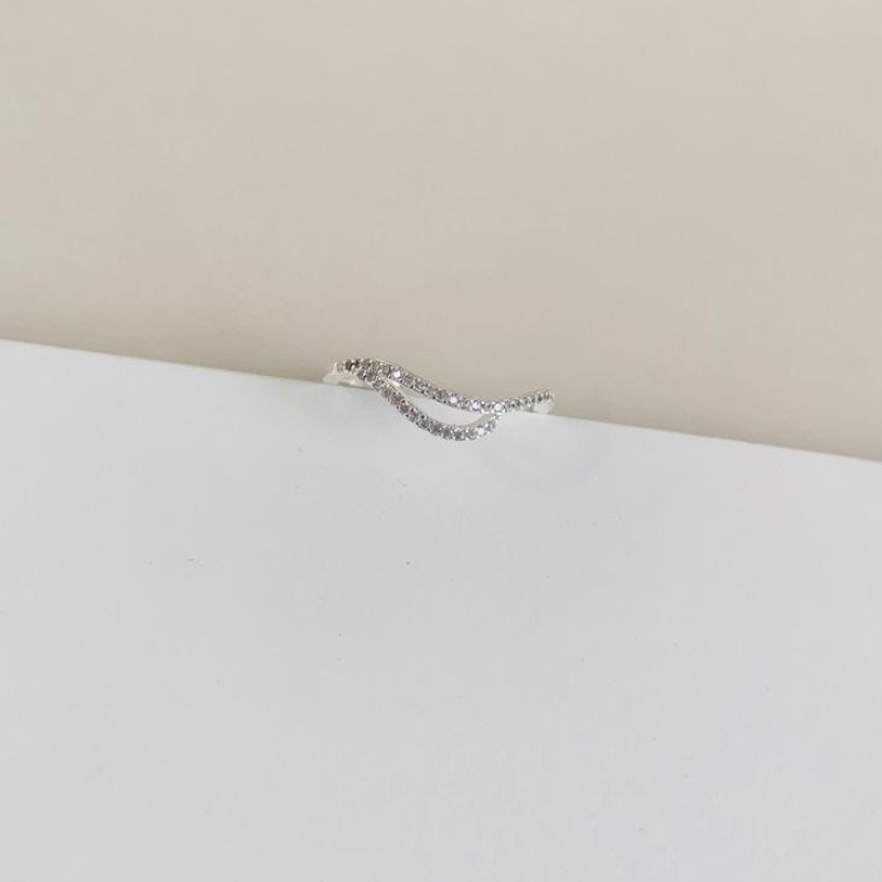 Anel aparador especial cravejado