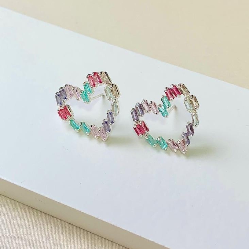 Brinco Coração Sublime Colors