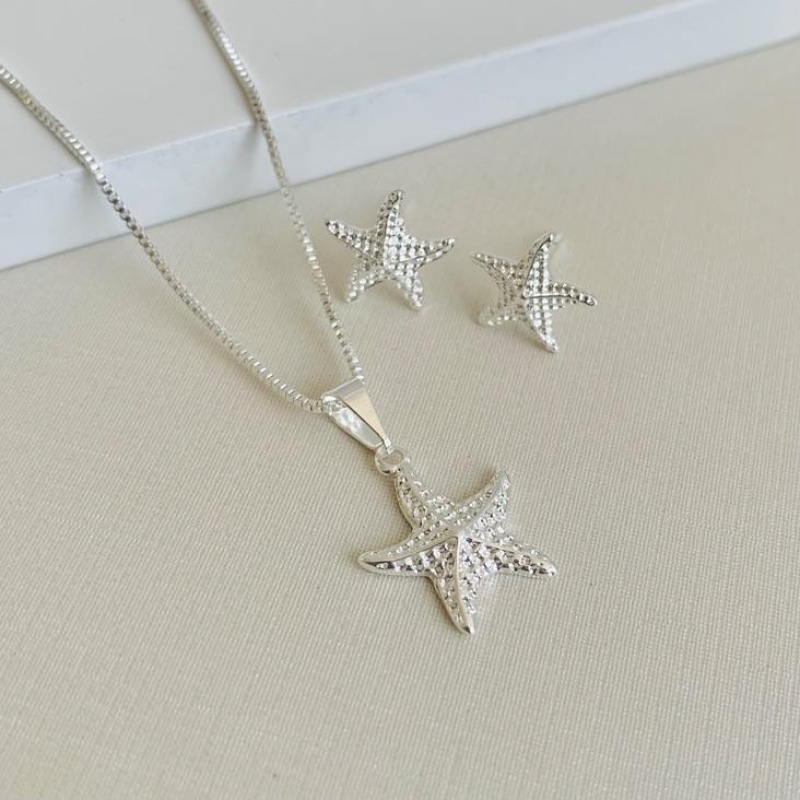 Conjunto estrela do mar lisa
