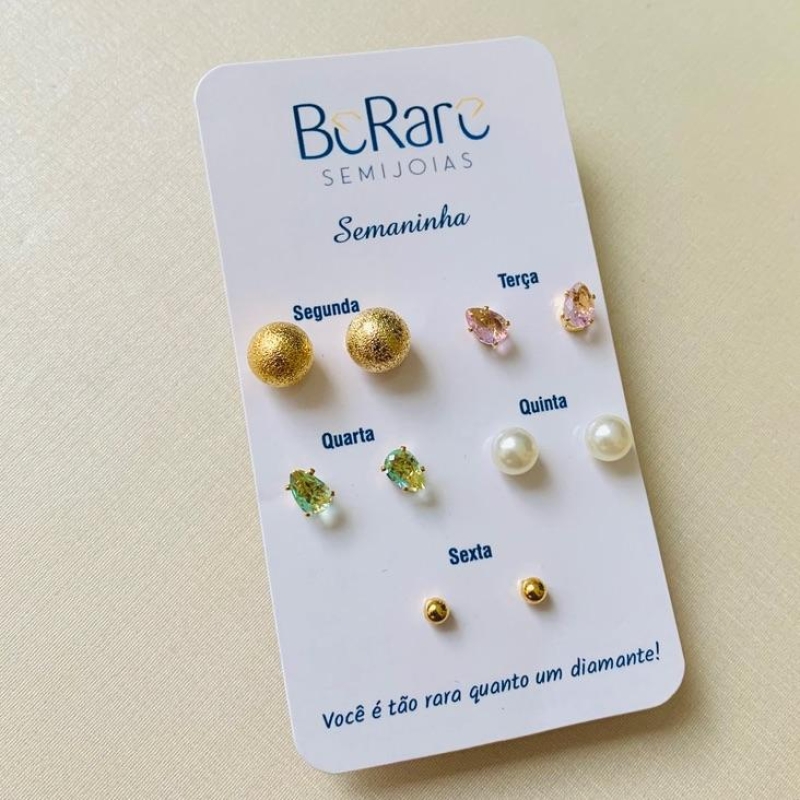 Semaninha basic bolinhas pérolas e ponto de luz