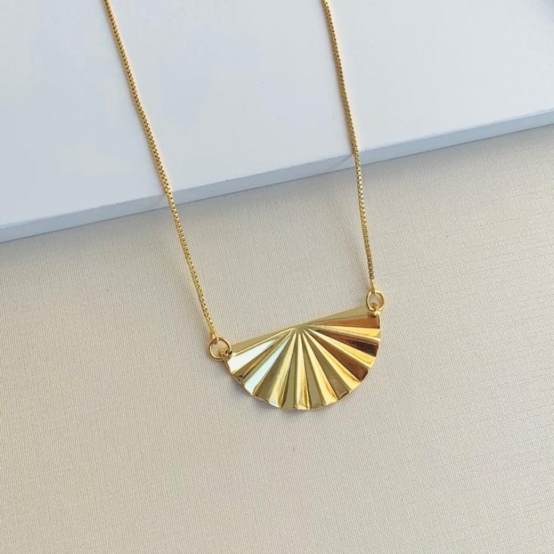 Colar luxo meia pizza