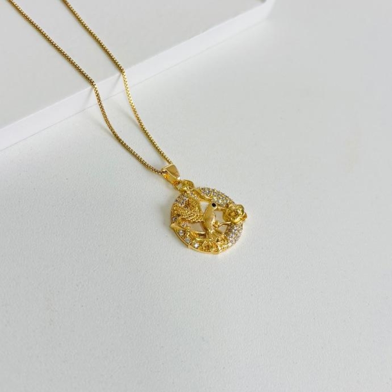 Colar beija flor luxo