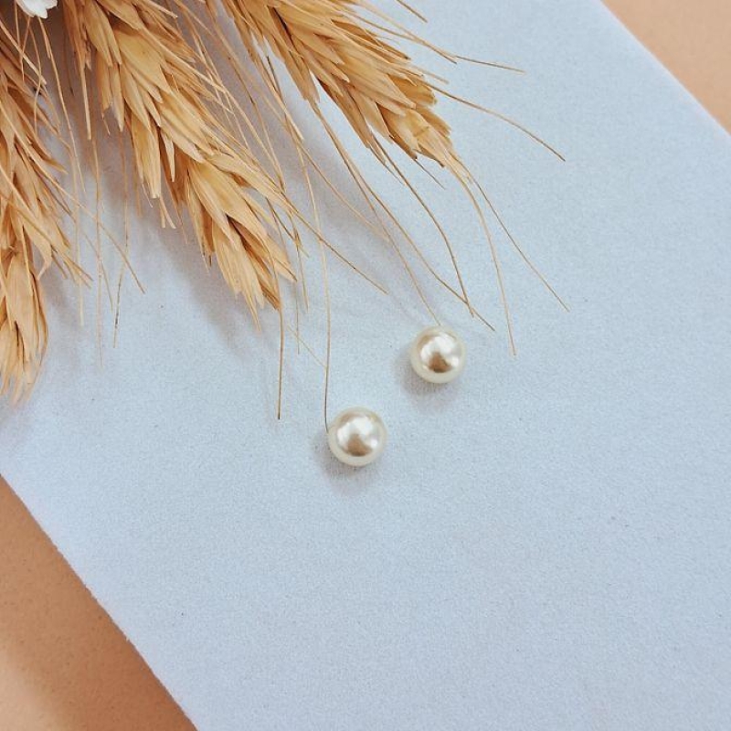 Brinco de pérola M delicado