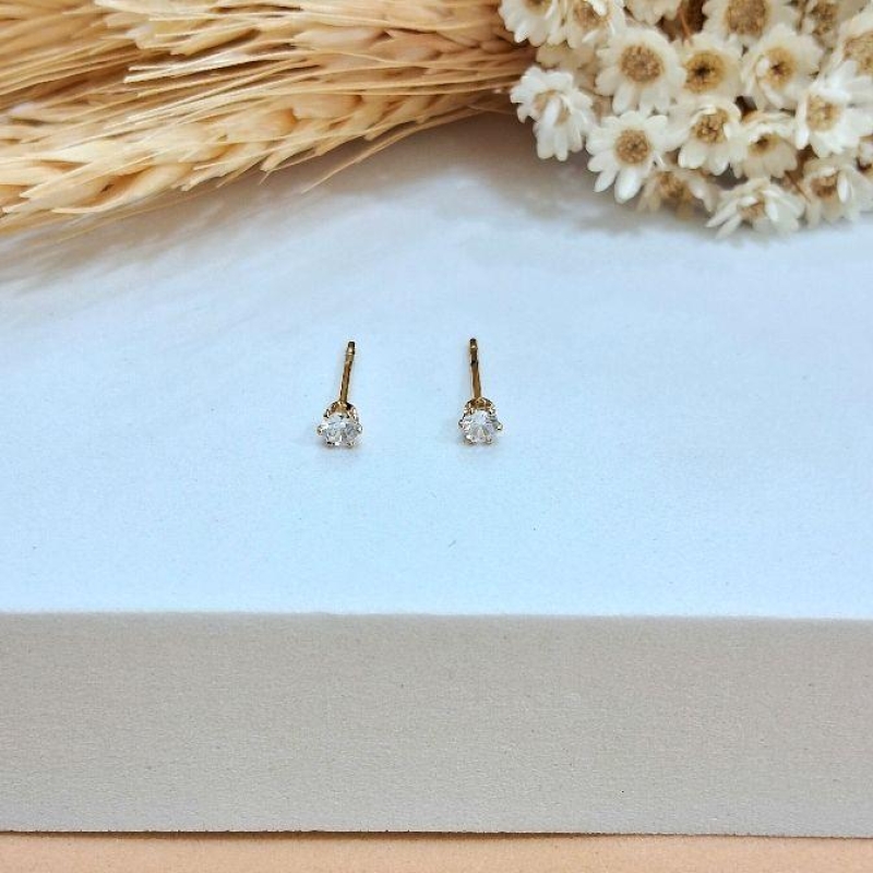 Brinco ponto de luz - zircônia p