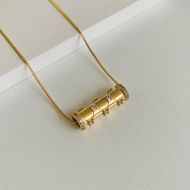 Colar Cilindro Encantado 60 cm