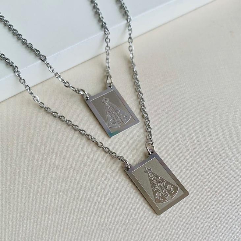 Escapulário Nossa senhora Steel