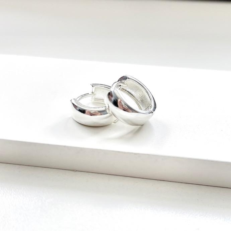 Argolinha grossa lisa G