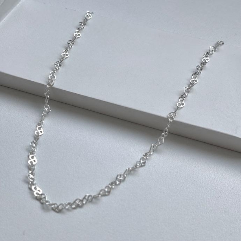 Choker corações em 3 bolinhas