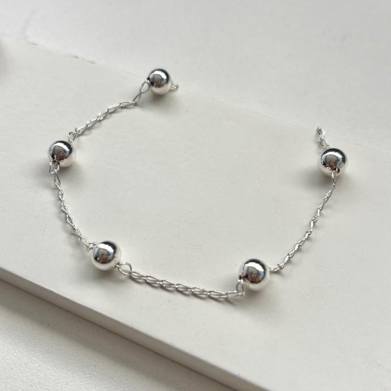 Pulseira bolinhas lisas