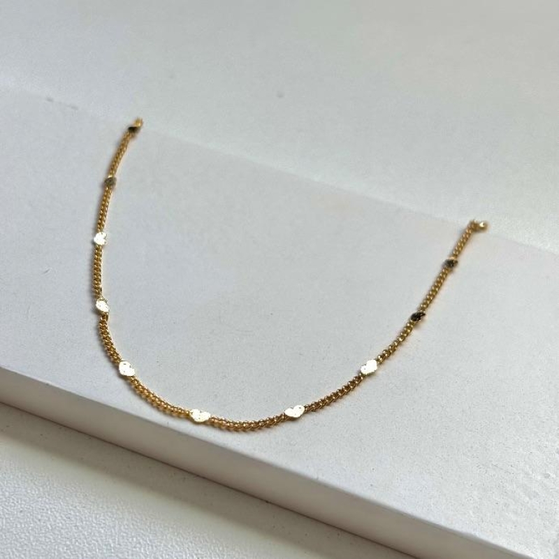 Tornozeleira luxo minimalista