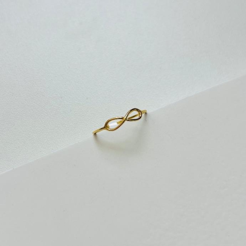 Anel infinito liso