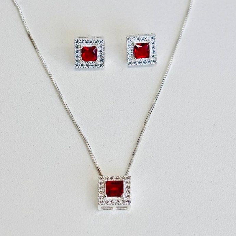 Conjunto rubi quadrado
