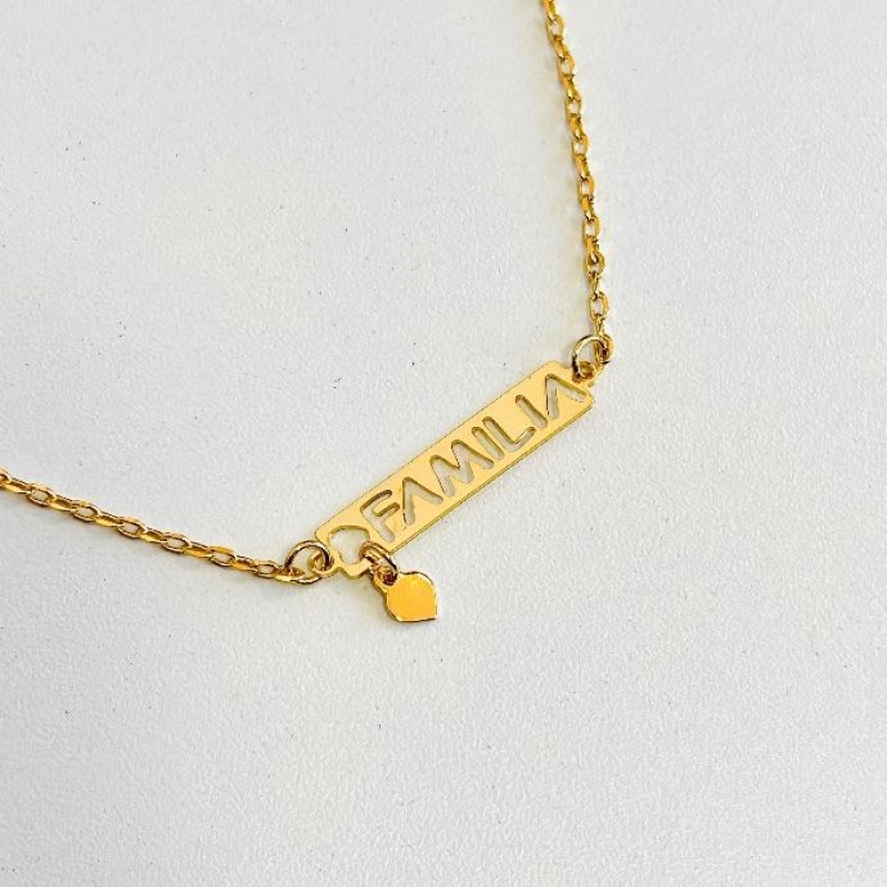 Pulseira plaquinha 