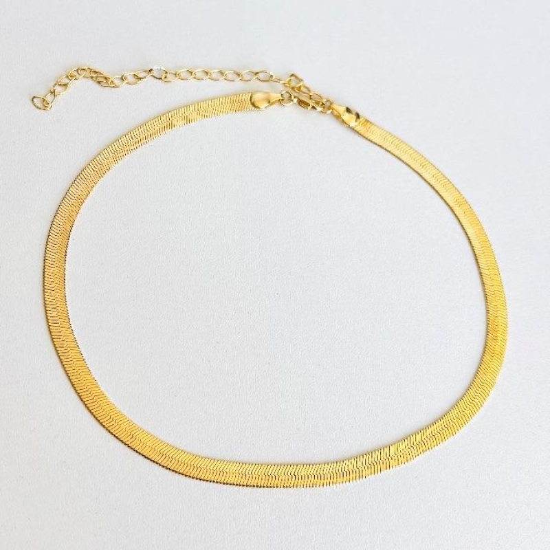 Choker fita laminada 5mm