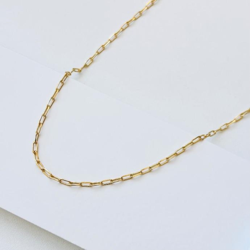Corrente 70cm cartier fina elo médio 2mm