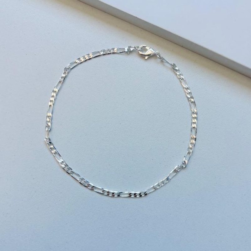 Pulseira 3x1 fina elos compridos