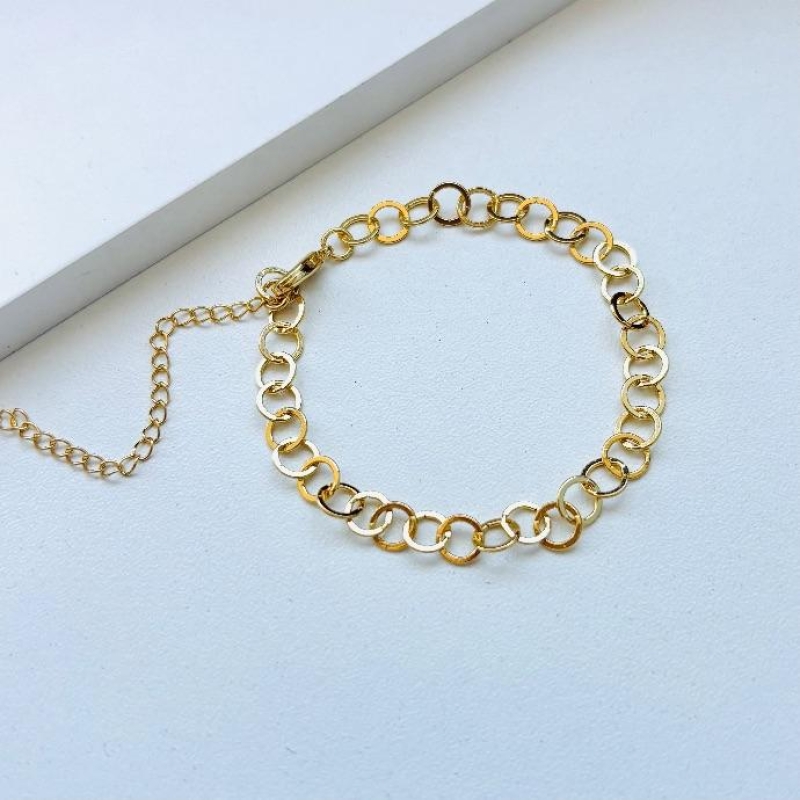 Pulseira elos circulo